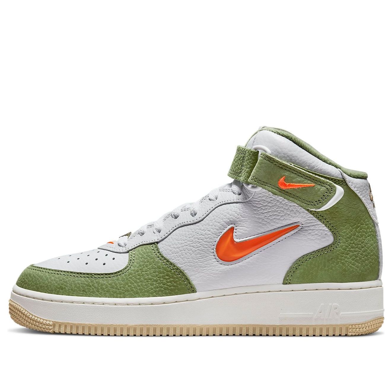 Nike Air Force 1 Mid QS 'Olive Green Total Orange'