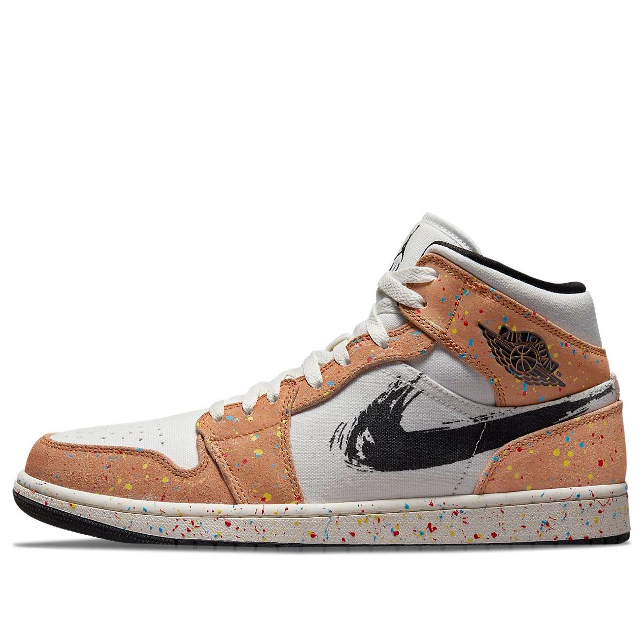 Air Jordan 1 Mid SE 'Brushstroke Paint Splatter'