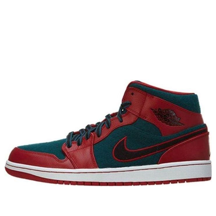 Air Jordan 1 Mid 'Gym Red Dark Sea'