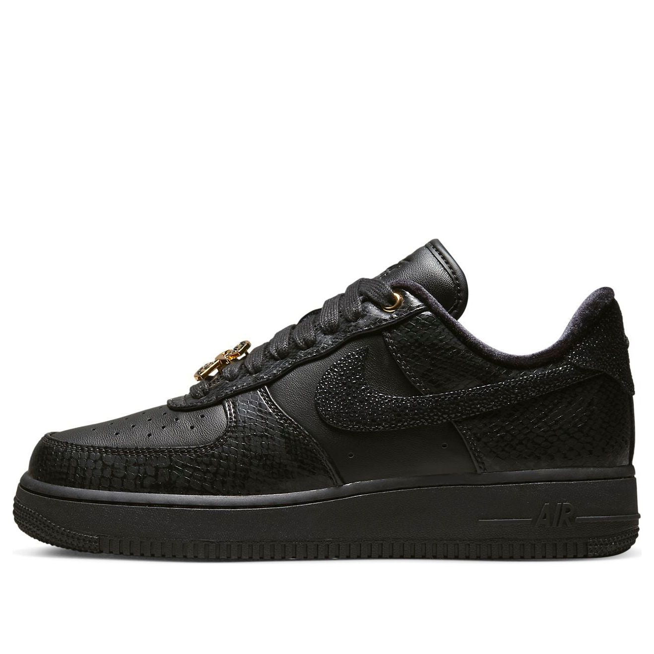 Nike Air Force 1 Low Anniversary Edition Low Tops Casual Skateboarding Shoes Black