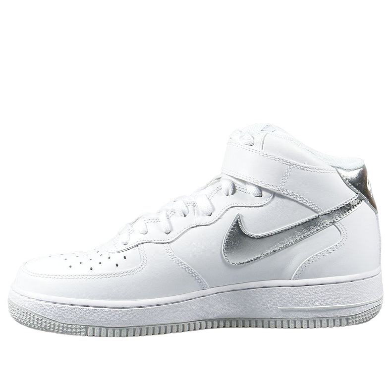 Nike Air Force 1 Mid '07 'White Silver'