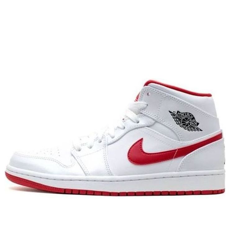 Air Jordan 1 Mid 'White Gym Red'