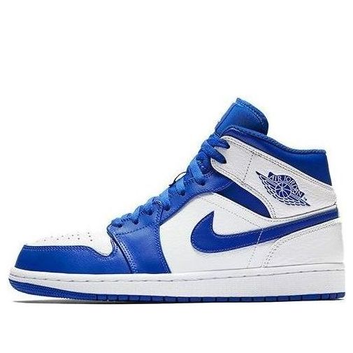 Air Jordan 1 Mid 'Hyper Royal White'