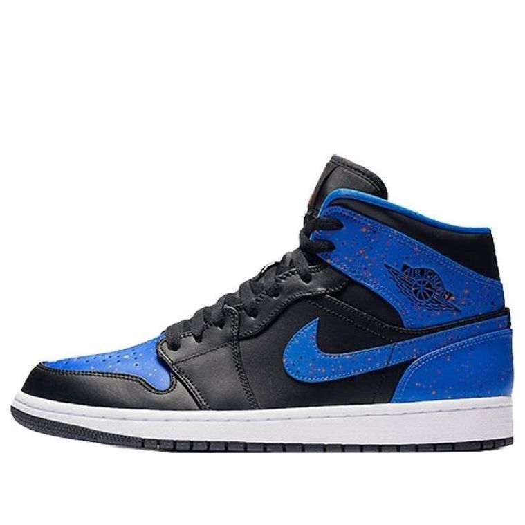 Air Jordan 1 Mid 'Royal Splatter'