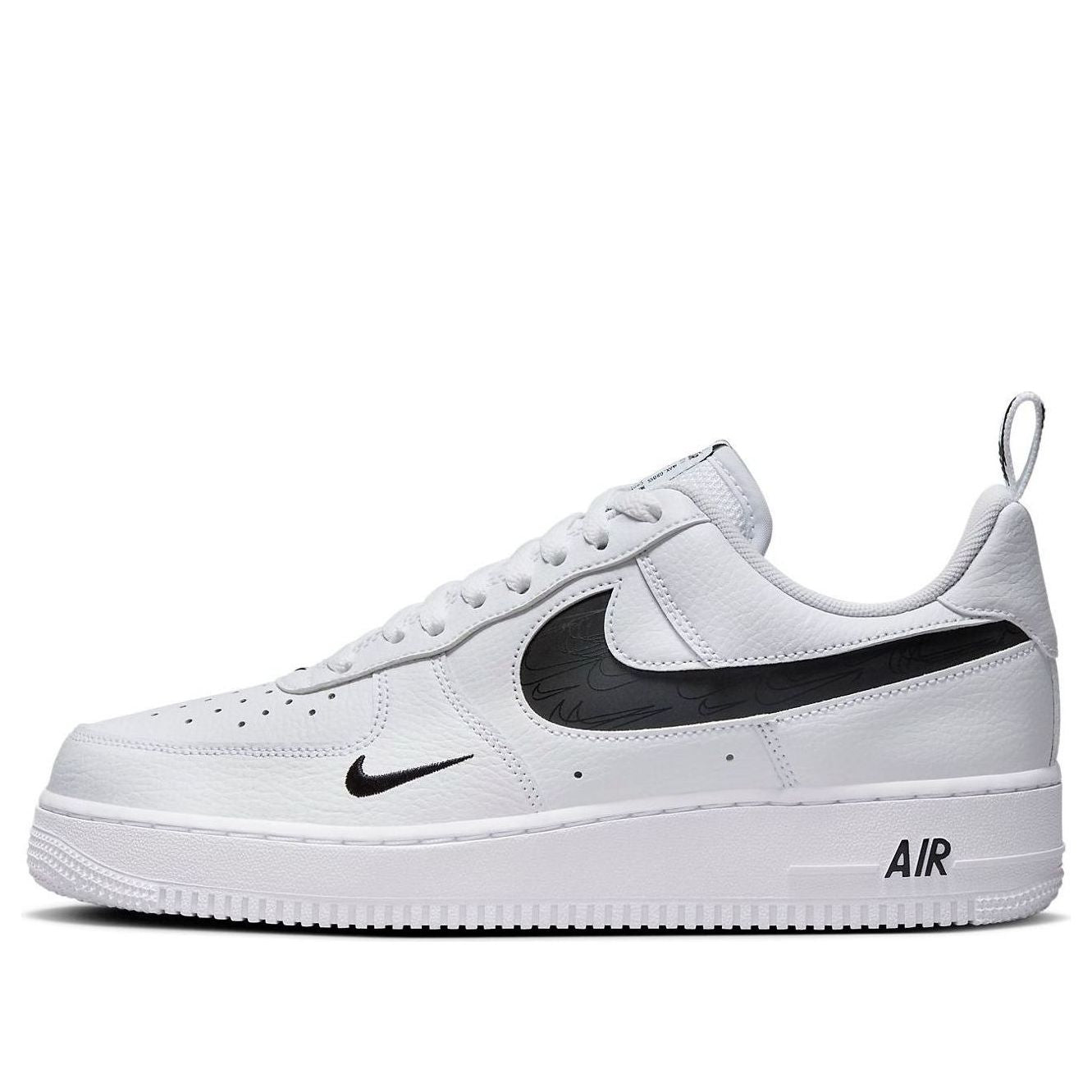 Nike Air Force 1 Low 'Multi-Etch Swoosh White Black'