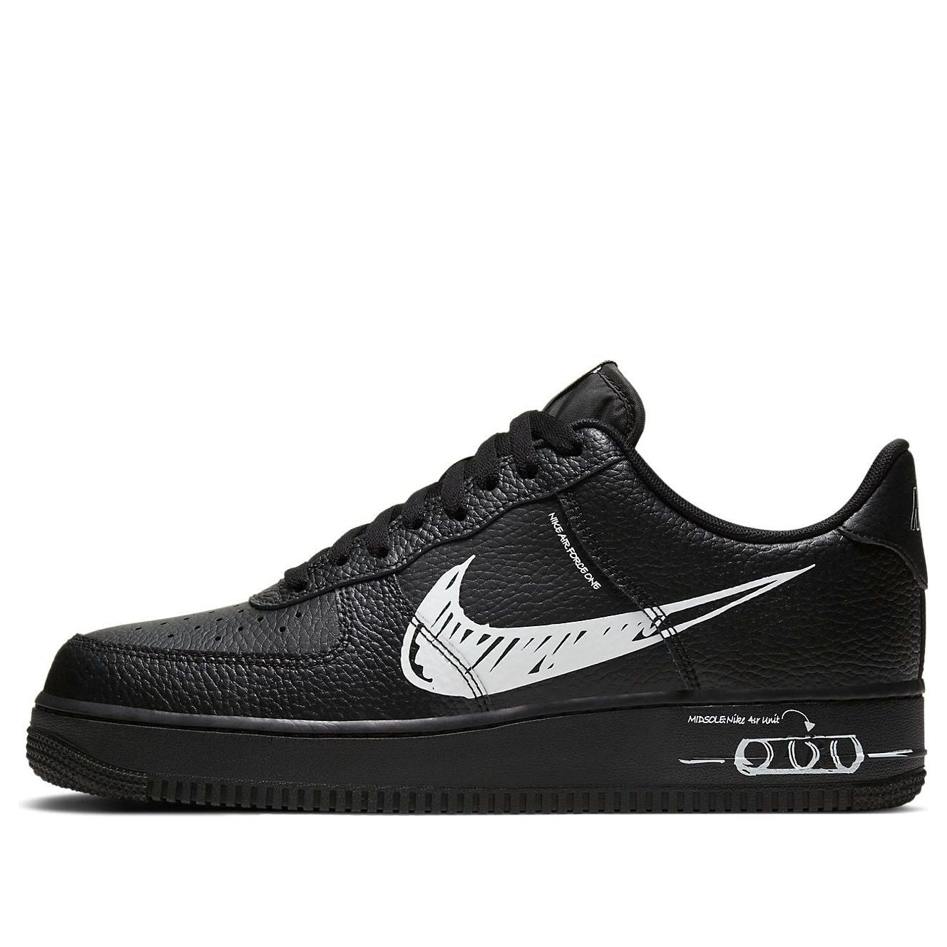 Nike Air Force 1 Low 'Sketch Black'