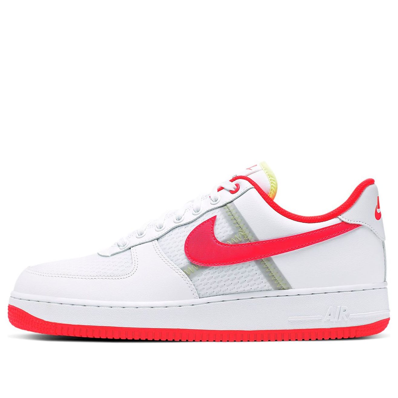 Nike Air Force 1 Low 'Transparent White Crimson'