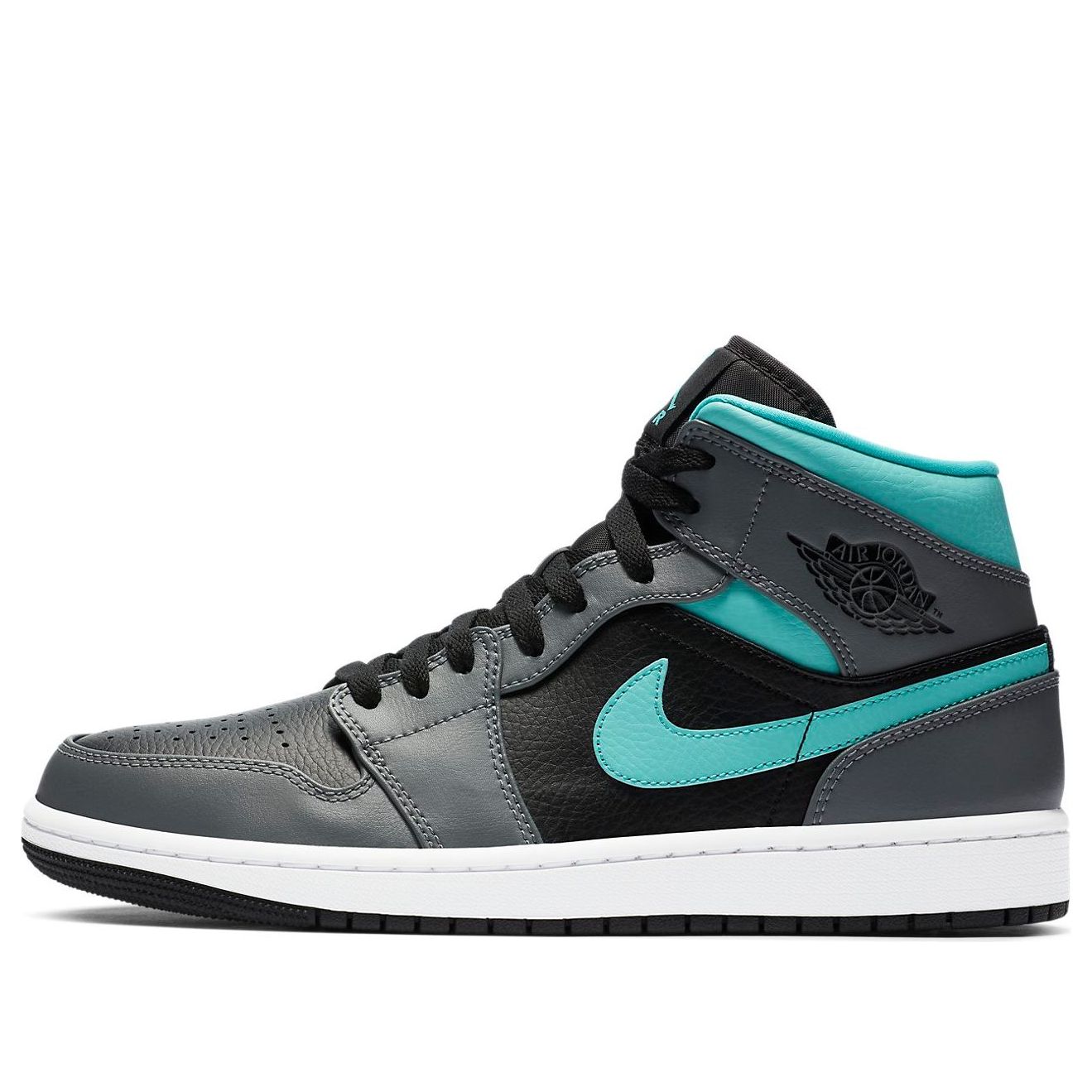 Air Jordan 1 Mid 'Grey Aqua'