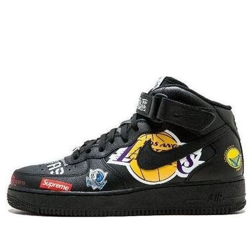 Nike Supreme x NBA x Air Force 1 Mid 07 'Black'