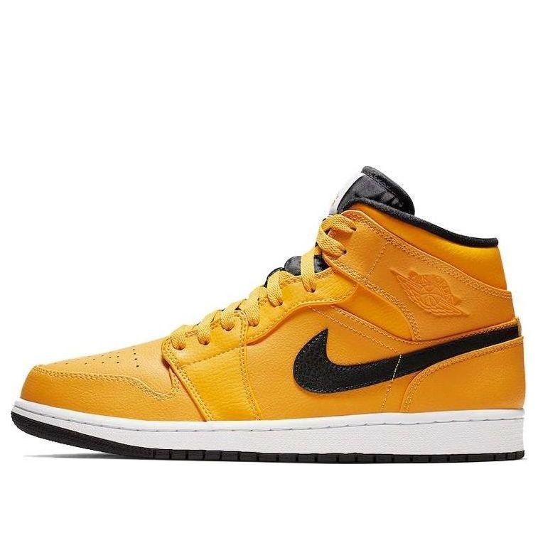 Air Jordan 1 Mid 'University Gold Black'