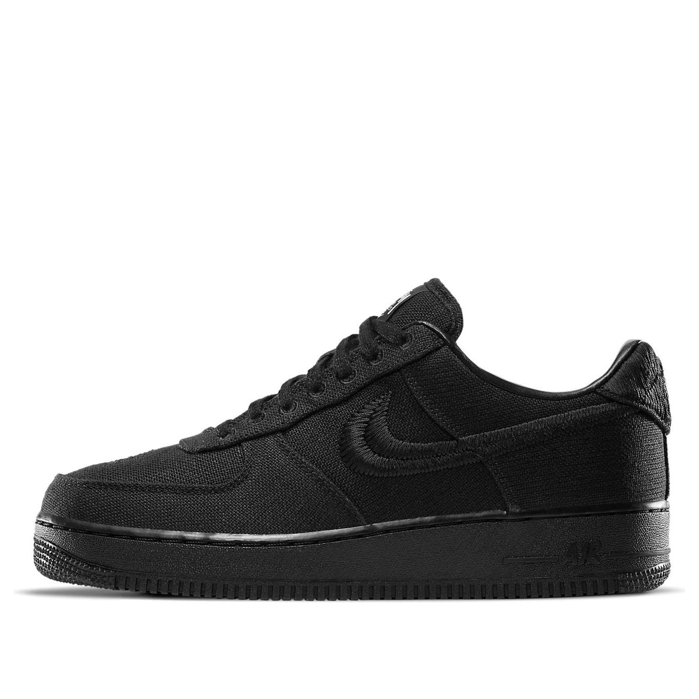 Nike Stussy x Air Force 1 Low 'Triple Black'