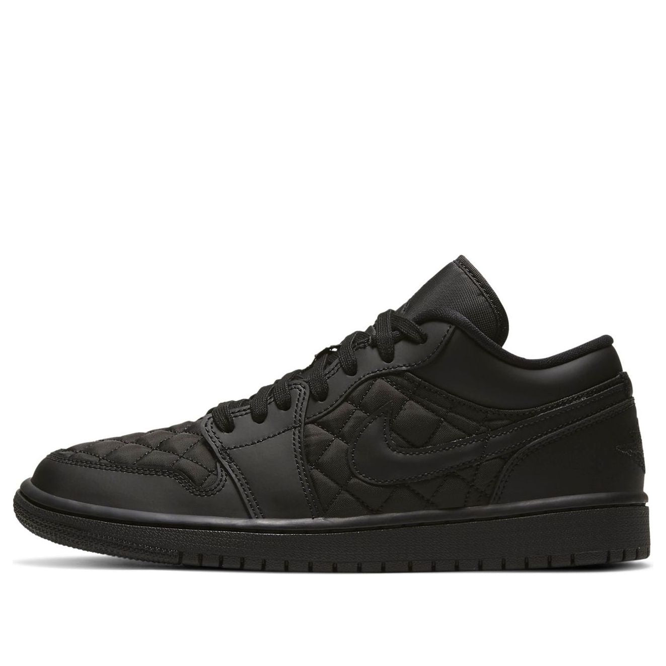 Air Jordan 1 Low 'Triple Black Quilted'