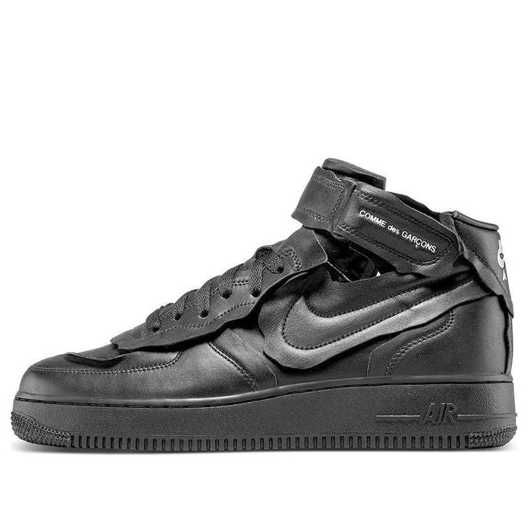 Nike COMME des GARCONS x Air Force 1 Mid 'Triple Black'