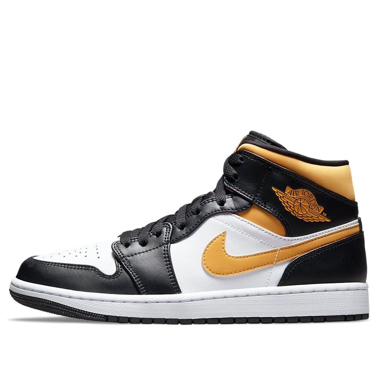 Air Jordan 1 Mid 'Black University Gold'