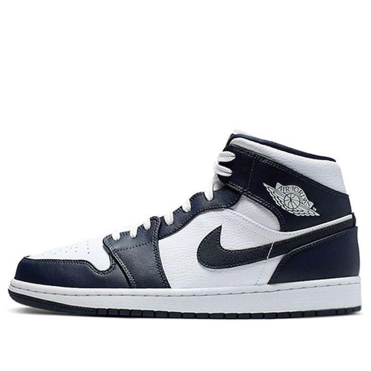 Air Jordan 1 Mid 'Obsidian White'