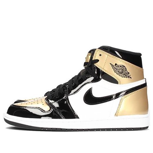 Air Jordan 1 Top3 Gold Toe 'Black Gold'