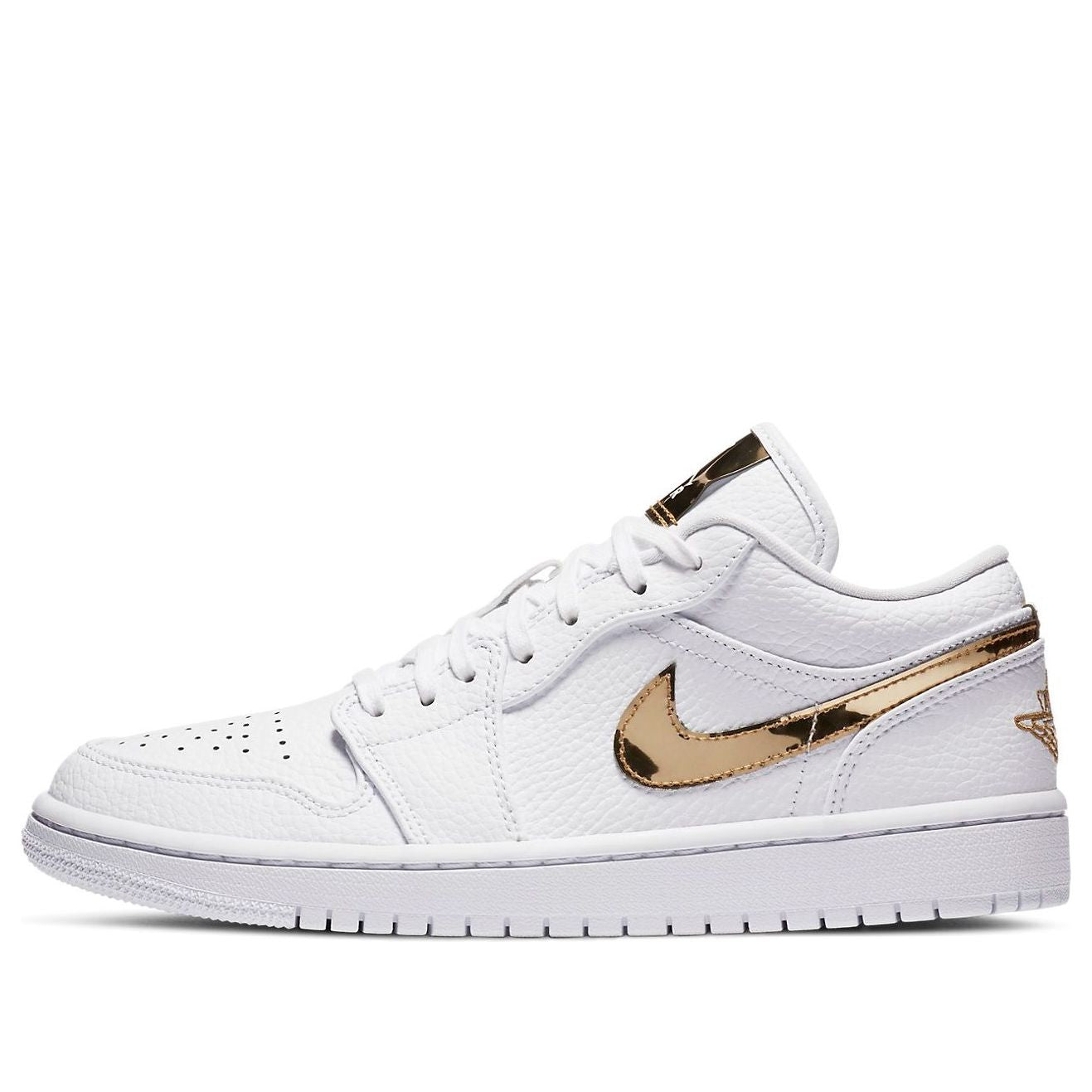 Air Jordan 1 Retro Low 'White Metallic Gold'