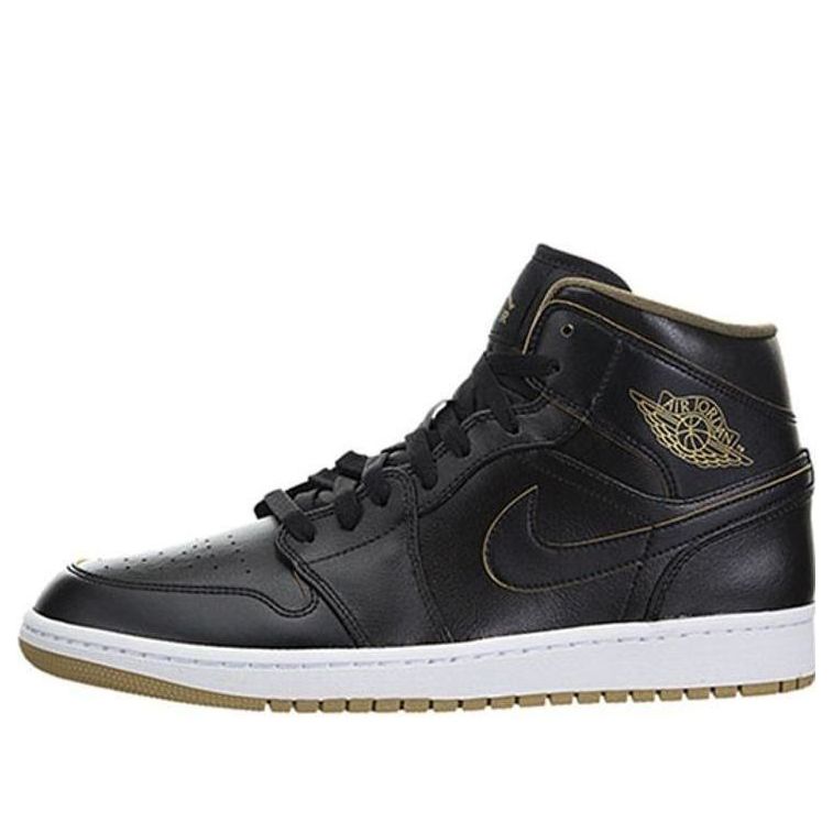 Air Jordan 1 Mid 'Black Gold'