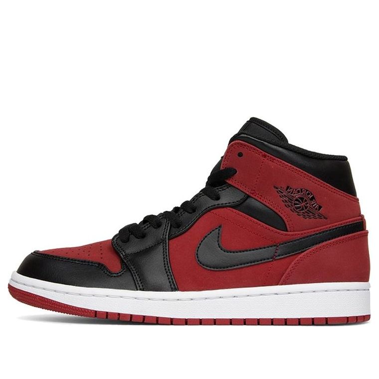 Air Jordan 1 Mid 'Reverse Banned Gym Red Black'