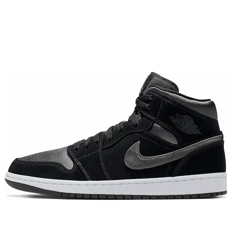 Air Jordan 1 Mid SE Nylon 'Black Grey'