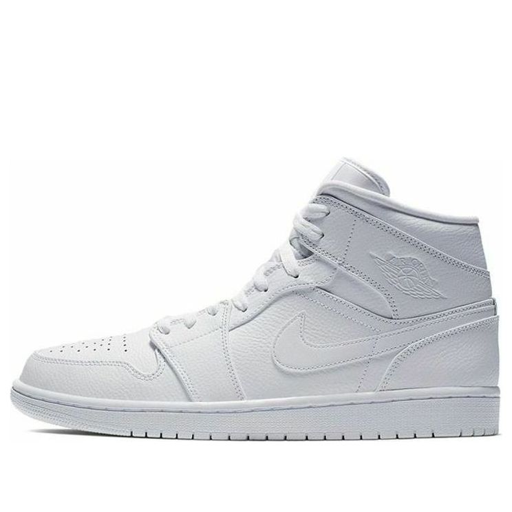 Air Jordan 1 Mid 'Triple White 2019'