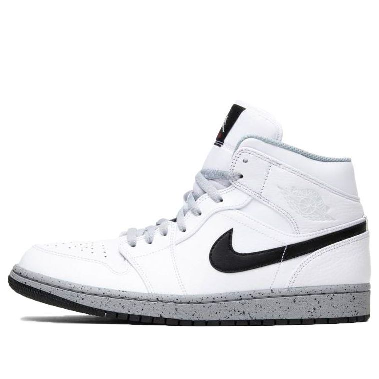 Air Jordan 1 Mid 'White Cement'