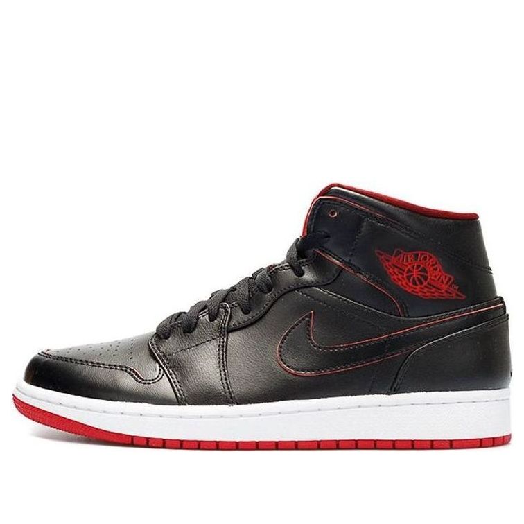 Air Jordan 1 Mid 'Black Red'