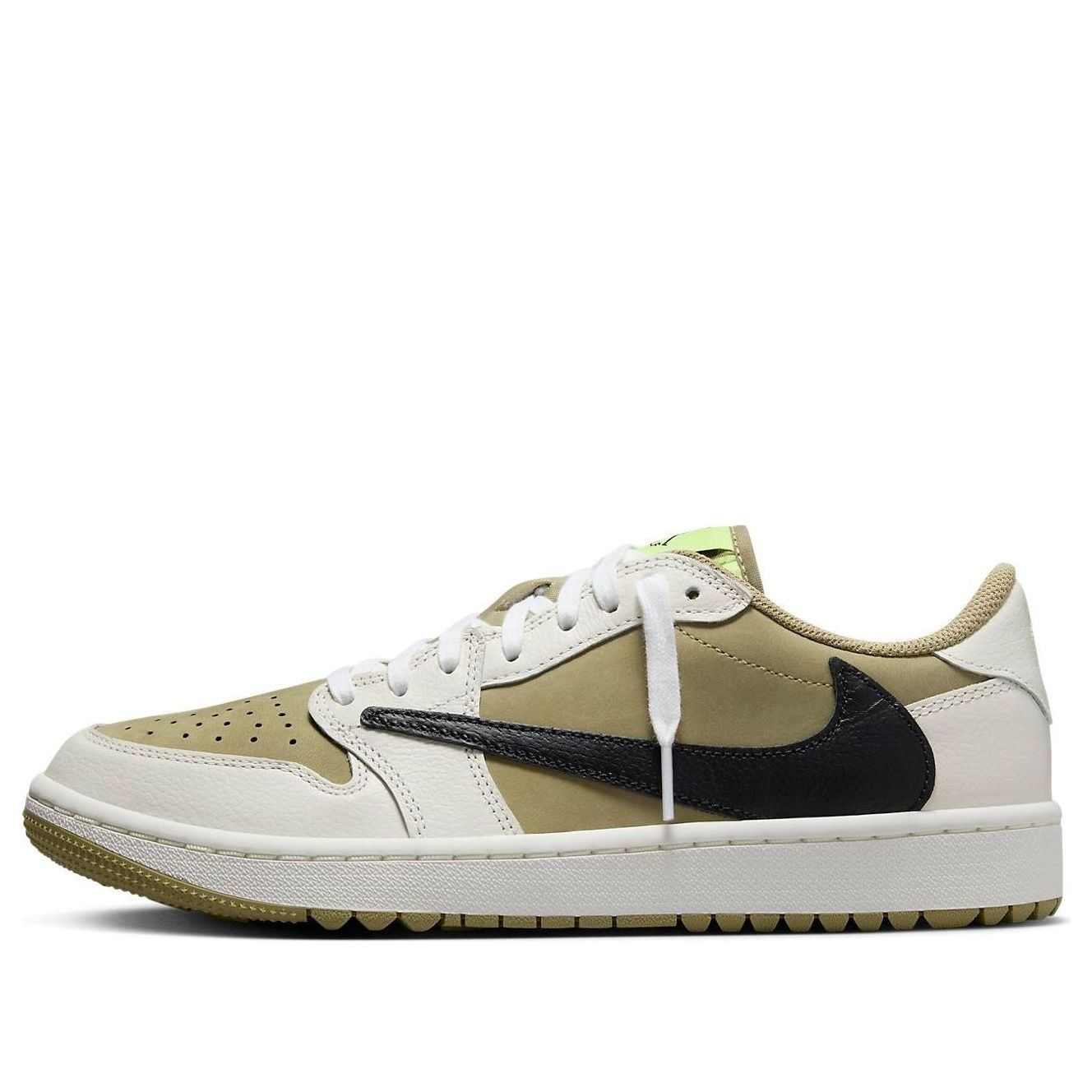 🔥Jordan 1 Retro Low Golf Travis Scott Neutral Olive