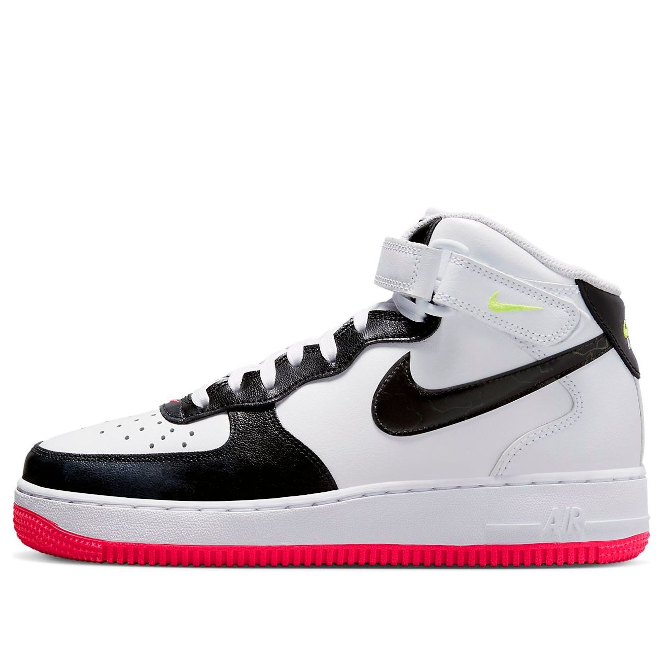 Nike Air Force 1 Mid Electric 'White Black Pink'