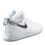 Nike Air Force 1 Mid '07 'White Silver'